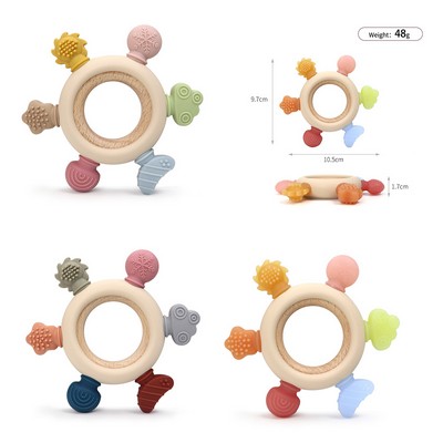 Food grade silicone teething stick