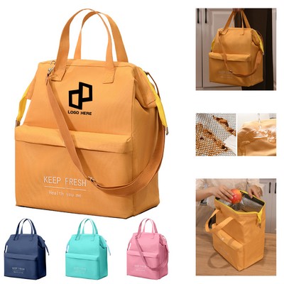 Insulation Lunch Bag W/ Adjustable Shoulder Strap