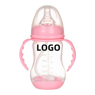 Drop Resistant Curved Handle Baby Bottle